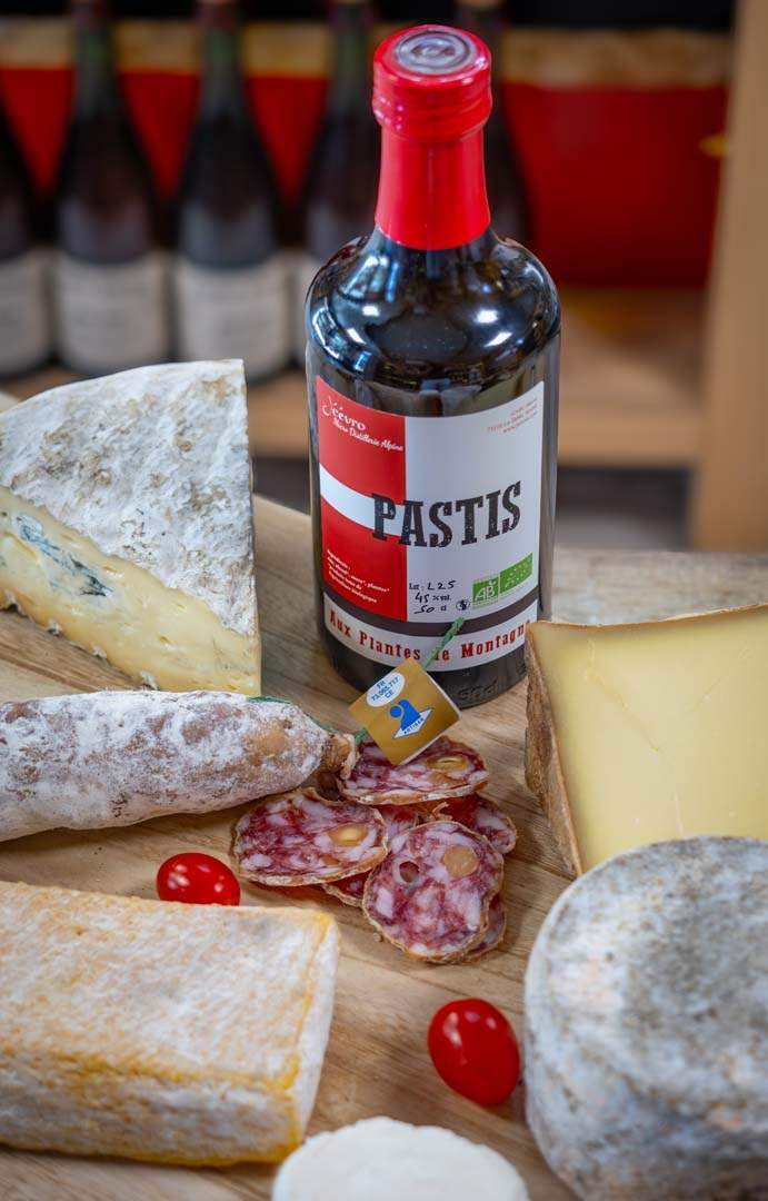 Fromage et vin La Rochette