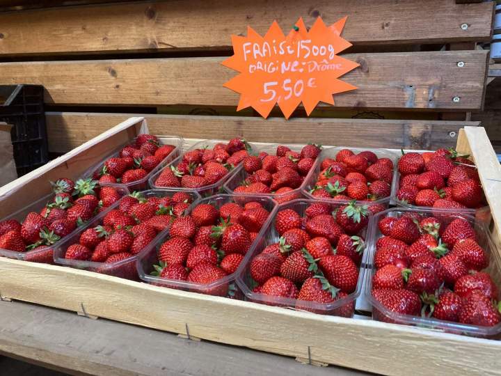 Barquettes fraises La Rochette